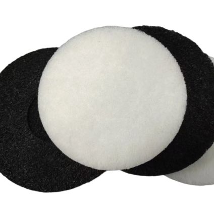 Round Cleaning Scouring Pad PO Material Eco Friendly Highly Versatile