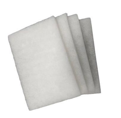 White Nylon Cleaning Scouring Pad Soft High Durability With Variable GSM