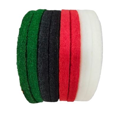 Customizable Disc Buffing Pad With Non Woven High Density Sponge Layer