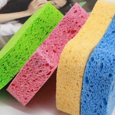 Versatile Cellulose Sponge Scourer 750%-2000% Water Absorption For Household Cleaning