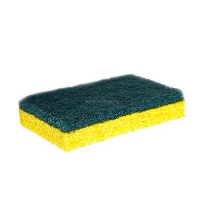 Multi Purpose Cellulose Sponge Scourer Dual Sided 500%-750% Water Absorption