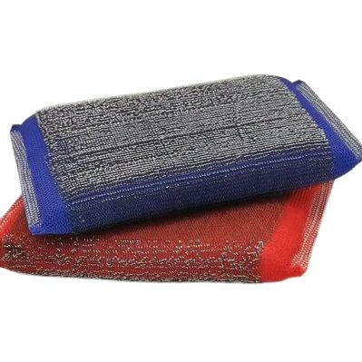 Stainless Steel Kitchen Cleaning Scourer Durable Customizable 10mm Thickness