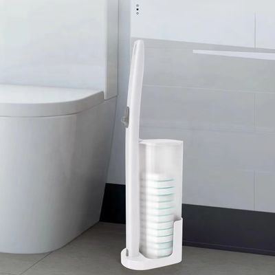 Lightweight Flushable Disposable Toilet Brush Anti Odor Disposable Toilet Bowl Cleaner Brush