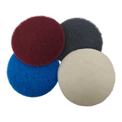 Industrial Round Polish Pad Powerful Self Adhesive Fleece Sheet Machine Washable