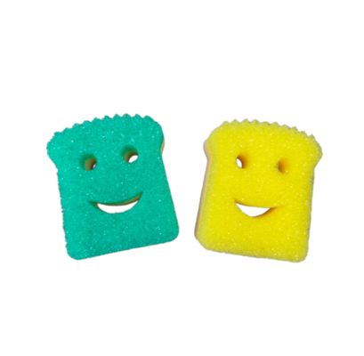 Square Flex Texture Sponge Customizable Long Lasting For Kitchen Cleaning