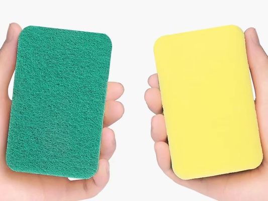Customizable Kitchen Polyester Sponge 9x6x3cm Cleaning Kitchen Sponge