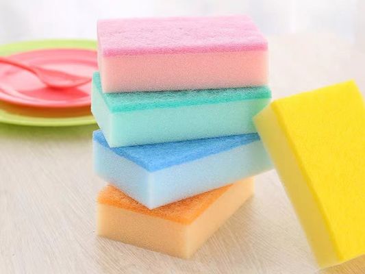 Customizable Kitchen Polyester Sponge 9x6x3cm Cleaning Kitchen Sponge