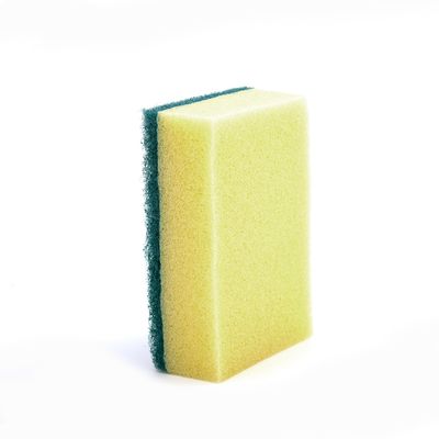 Kitchen Cleaning Sponge Scourer Polyester 9*6*3cm 750%-2000% Water Absorption