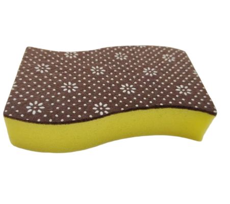 Durable Kitchen Dish Scrubber 10*7*3cm Customized Shape Non Scratch