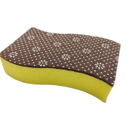 Durable Kitchen Dish Scrubber 10*7*3cm Customized Shape Non Scratch