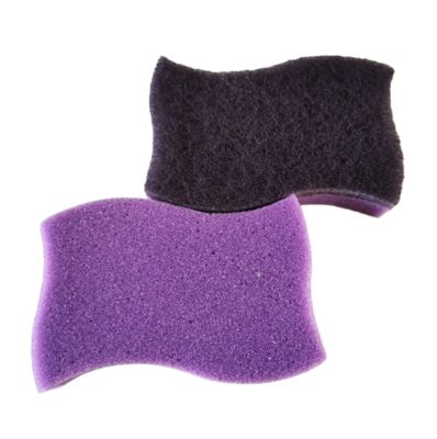 High Density Dual Sided Scrub Sponge For Dishes Non Toxic Dish Sponge