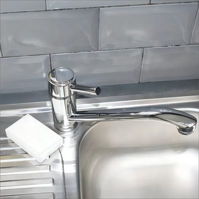 Customized White Magic Sponge Microfiber Kitchen Sponge 500%-750% Water Absorption