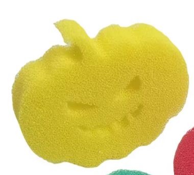 47D High Density Magic Sponge Eraser Pumpkin Shaped Filter Sponge Eco Friendly
