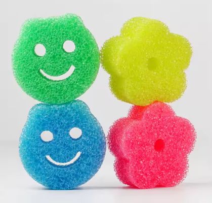 47D High Density Magic Sponge Eraser Pumpkin Shaped Filter Sponge Eco Friendly