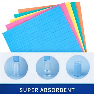 Eco Friendly Cellulose Sponge Cloth Multifunctional For Kitchen