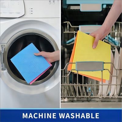 Eco Friendly Cellulose Sponge Cloth Multifunctional For Kitchen