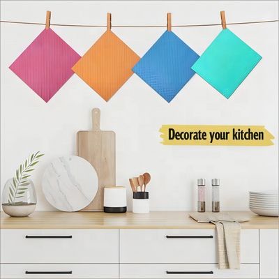 Eco Friendly Cellulose Sponge Cloth Multifunctional For Kitchen