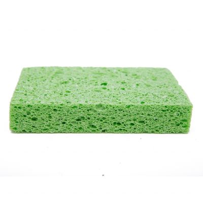 Yellow Eco Friendly Washing Up Scourer Highly Absorbent Natural Vegetable Cellulose Sponges