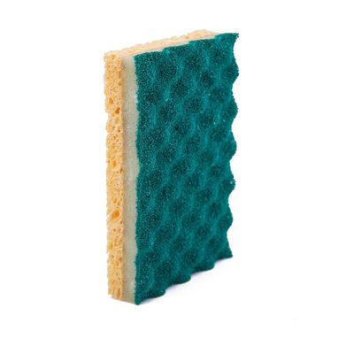 11*7*2cm Cellulose Sponge Scourer Eco Friendly OEM ODM For Deep Cleaning
