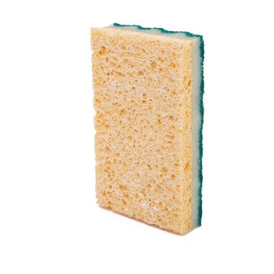 11*7*2cm Cellulose Sponge Scourer Eco Friendly OEM ODM For Deep Cleaning