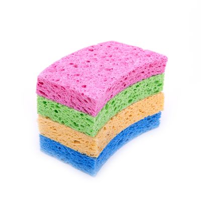 Customizable Cellulose Sponge Sheet Cellulose Washing Up Sponges With 3000% Water Absorption