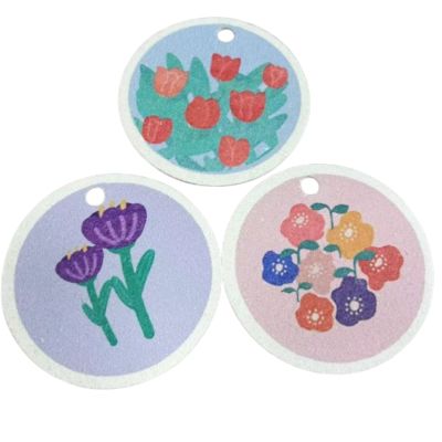 Quick Dry Cellulose Kitchen Sponge Reusable Eco Friendly Printing Pattern For Kitchen Cleaning