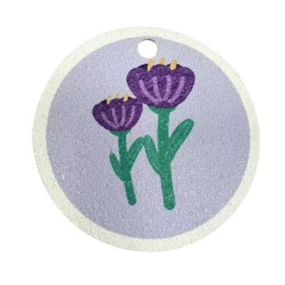 Quick Dry Cellulose Kitchen Sponge Reusable Eco Friendly Printing Pattern For Kitchen Cleaning