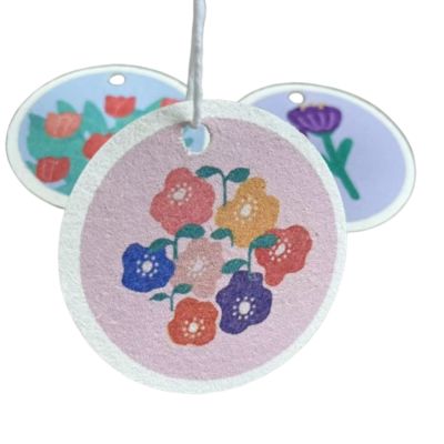 Quick Dry Cellulose Kitchen Sponge Reusable Eco Friendly Printing Pattern For Kitchen Cleaning