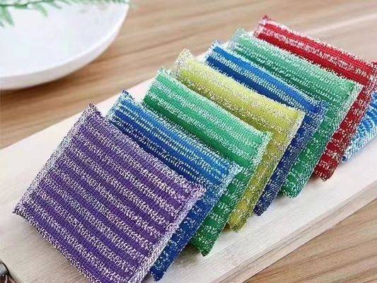Custom Stainless Steel Dish Scrubber 800% Water Absorption For Kitchen Cleaning