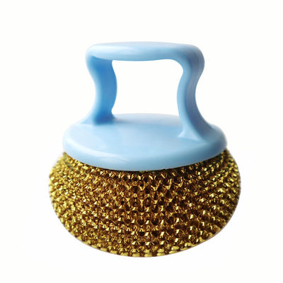 Commercial Kitchen Cleaning Scourer Restaurants Stainless Steel Scrubber With Handle