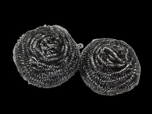 304 Metal Wire Sponge Rustproof Durable Stainless Steel Scourer Food Grade