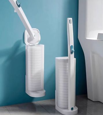 Customized Eco Friendly Disposable Toilet Brush Household With Ergonomic Handle