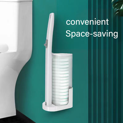 Environmentally Friendly Disposable Toilet Brush Cleaner Hygienic Compact Design