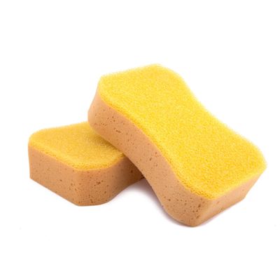 PU Yellow Car Sponge Non Scratch Corrosion Resistant Auto Detailing Sponges