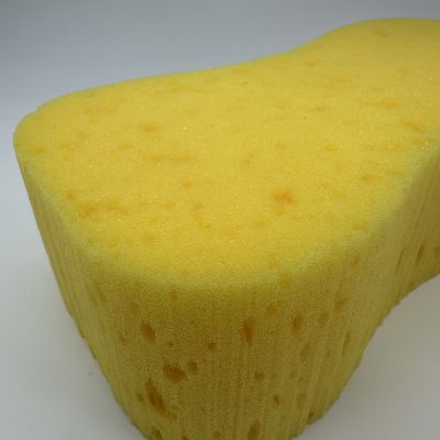 Yellow Extra Large Car Sponge 5cm Thickness Comfortable With Porous Honeycomb Structure