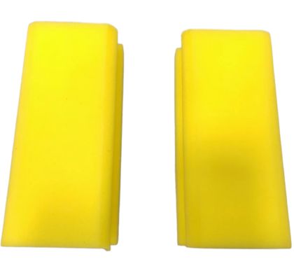 Yellow Car Washing Sponge Long Strip Grip High Absorption Eco Friendly