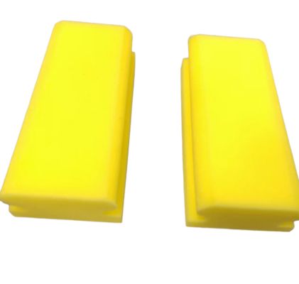 Yellow Car Washing Sponge Long Strip Grip High Absorption Eco Friendly