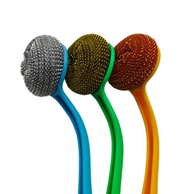 Multi Purpose Stainless Steel Kitchen Scrubber Stainless Steel Pot Scrubber UV Resistant