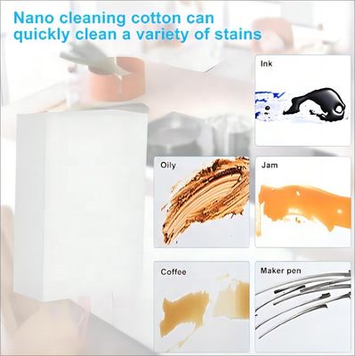 Efficient White Magic Sponge Melamine Material Strong Cleaning