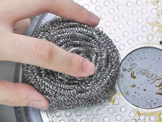 Dirt Removal Stainless Steel Scourers Commercial For Anti Ultraviolet Kitchen Cleaning