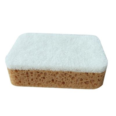 Customized Kitchen Cleaning Scourers PU Polyester Scouring Pad 11x7x3cm