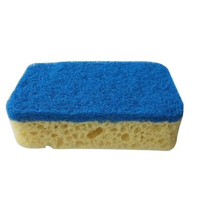 Customized Kitchen Cleaning Scourers PU Polyester Scouring Pad 11x7x3cm