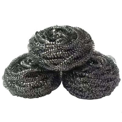 Kitchen Stainless Steel Scouring Ball Eco Pan Scourers Rust Resistant 800% Water Absorption
