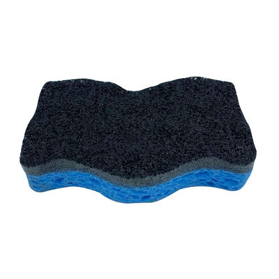 Eco Friendly Compressed Non Scratch Scourer Cellulose Kitchen Sponge Customizable